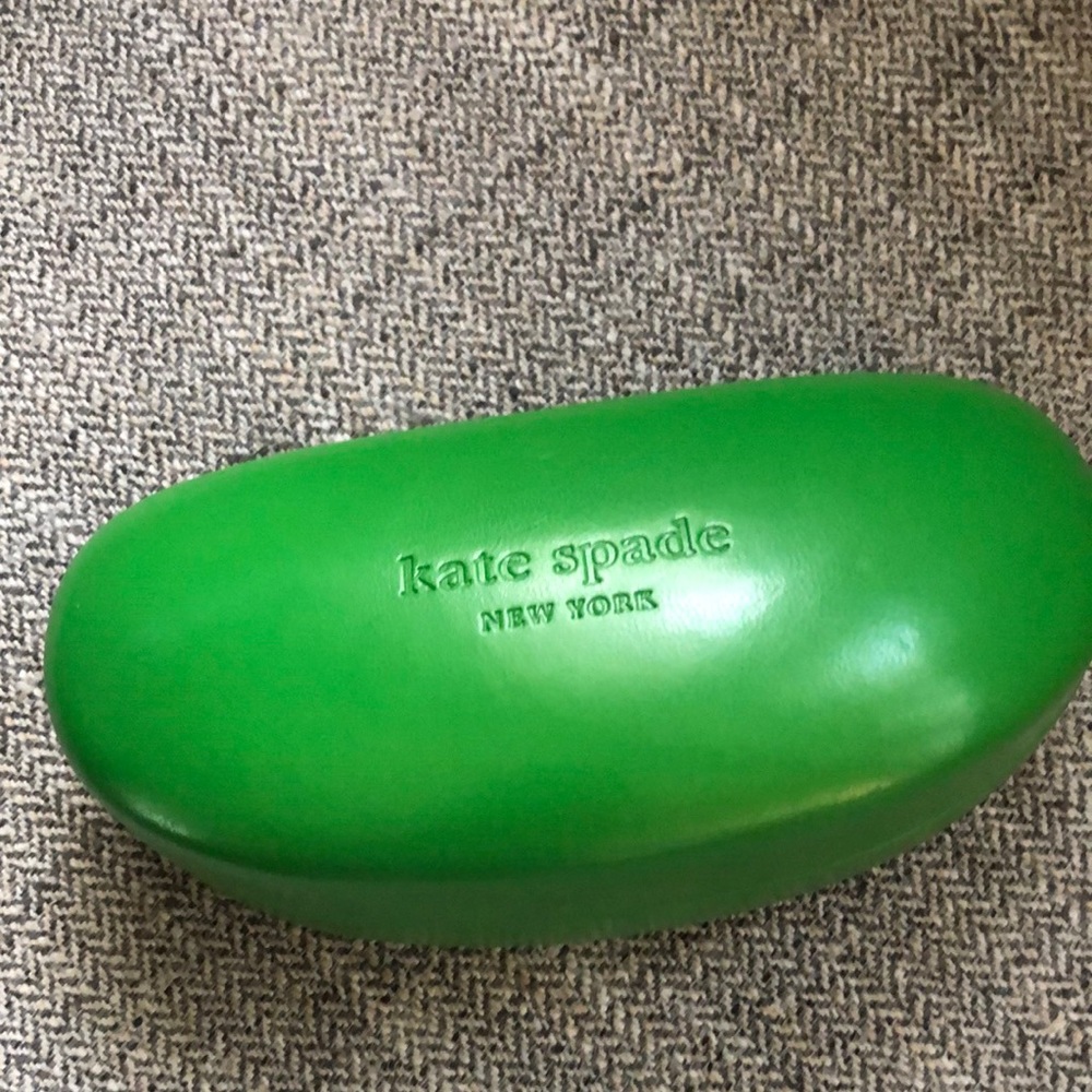 kate spade Lime Green Leather Eyeglass Case